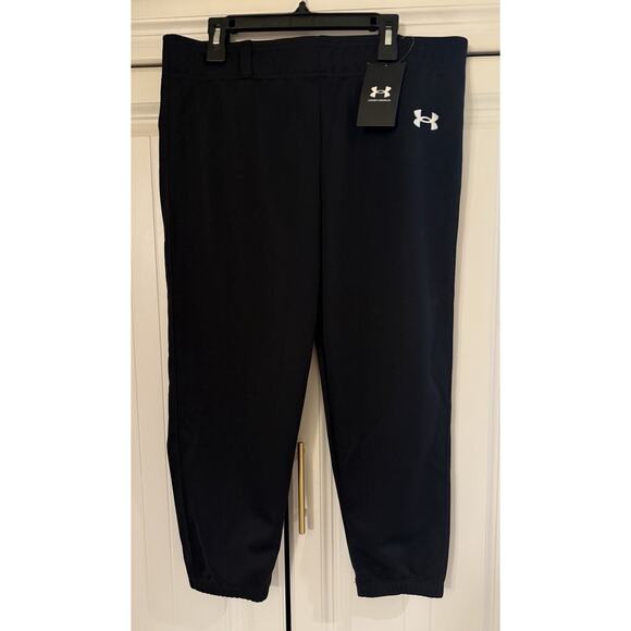 Under armour Other - NWT Under Armour Unisex Boy Girl Black T Ball Baseball Pants Youth Extra Large